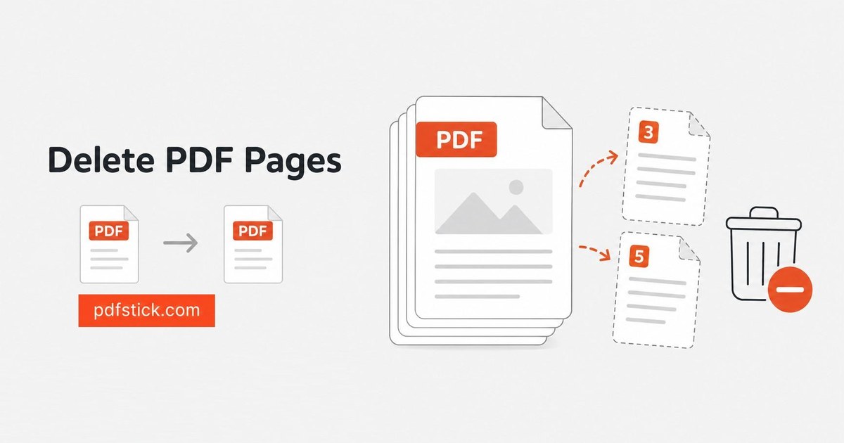 pdf delete pages tool illustration