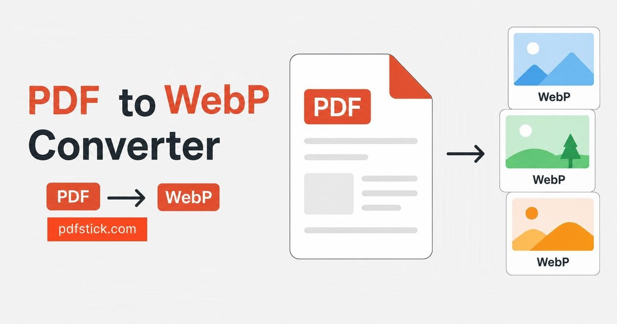 pdf to webp tool illustration