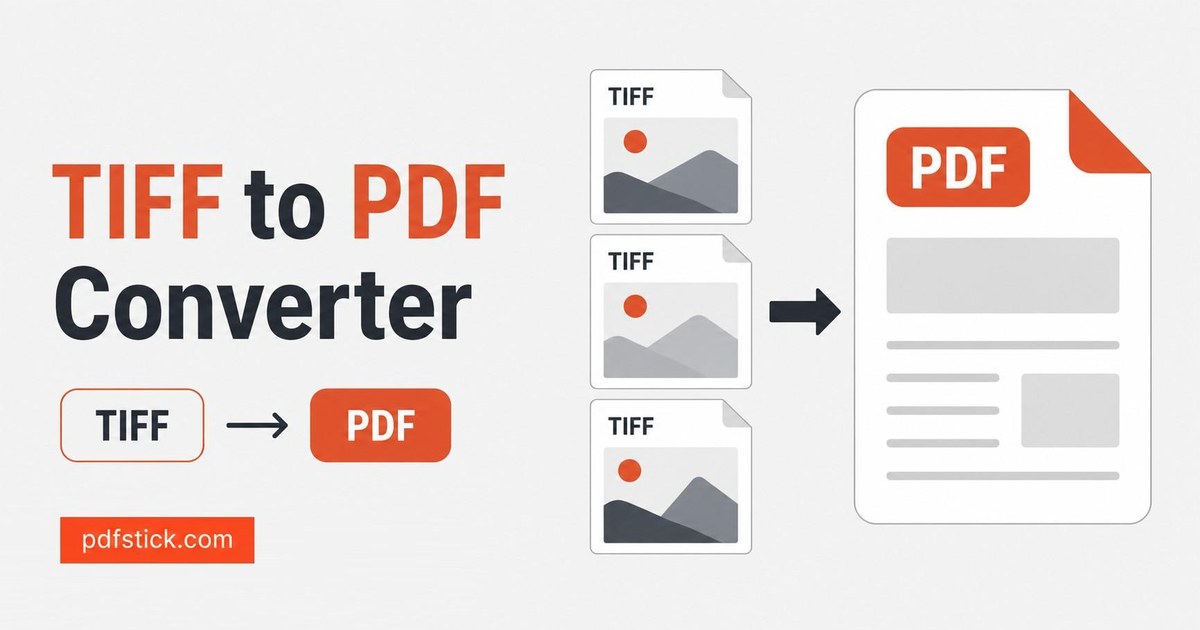 tiff to pdf tool illustration